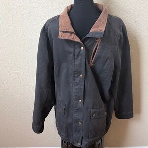 Legendary Whitetails Gray and Orange Plaid Shirt